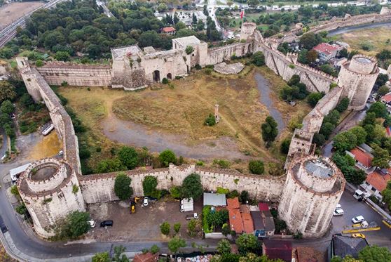 Yedikule Dungeons and Fortress of the Seven Towers in Istanbul
